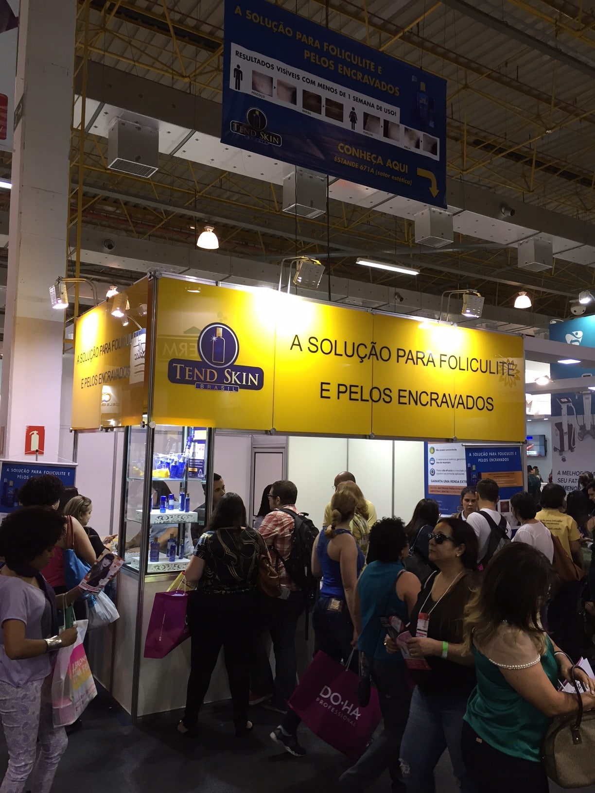 Tend Skin® Brasil na Beauty Fair