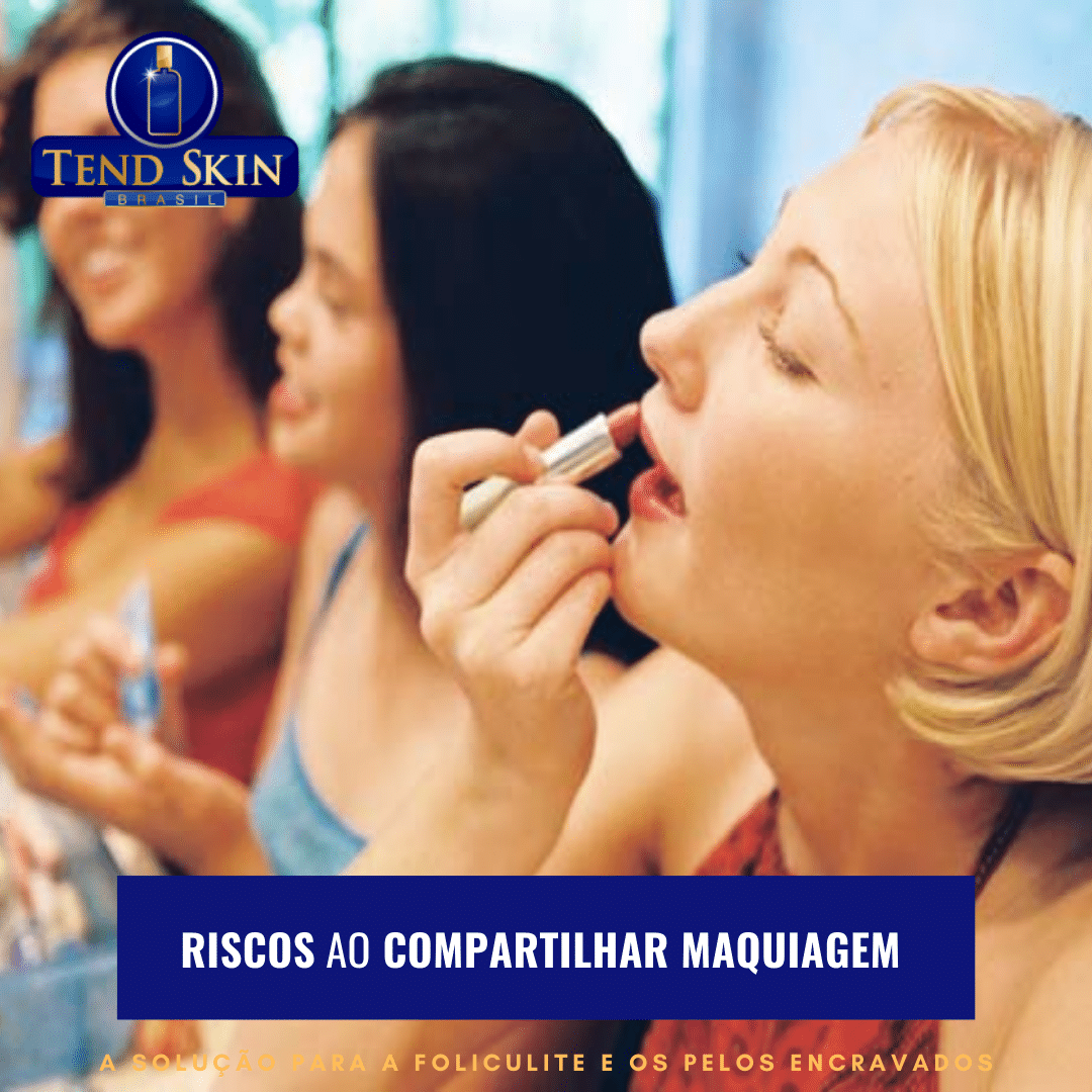 Foliculite: Riscos ao compartilhar maquiagem 2 Foliculite: Riscos ao compartilhar maquiagem 1